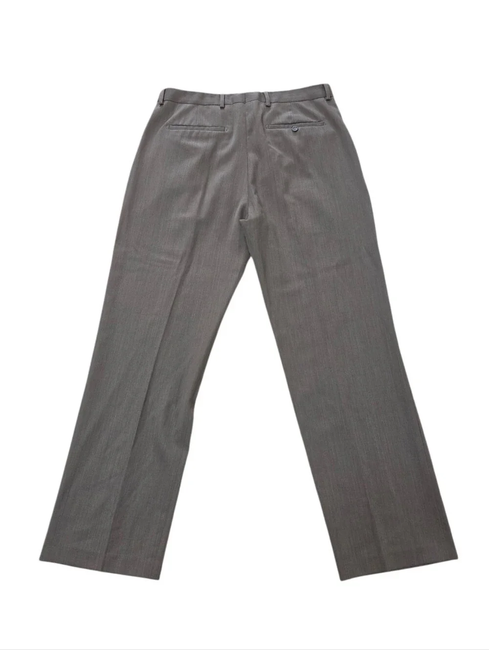 Banana Republic Mens 34x32 100% Wool Lined Dress Pants Taupe Brown Trousers