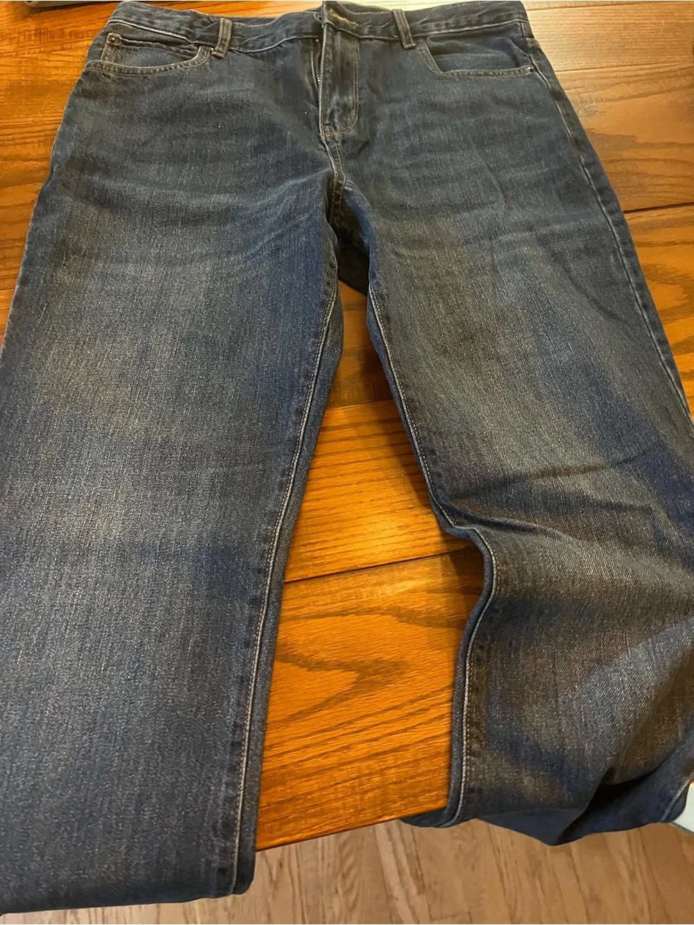 The Children's Place Dark Blue Straight-Leg Jeans for Kids 16 Husky