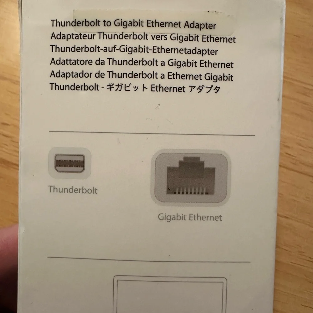 Apple thunderbolt gigabit