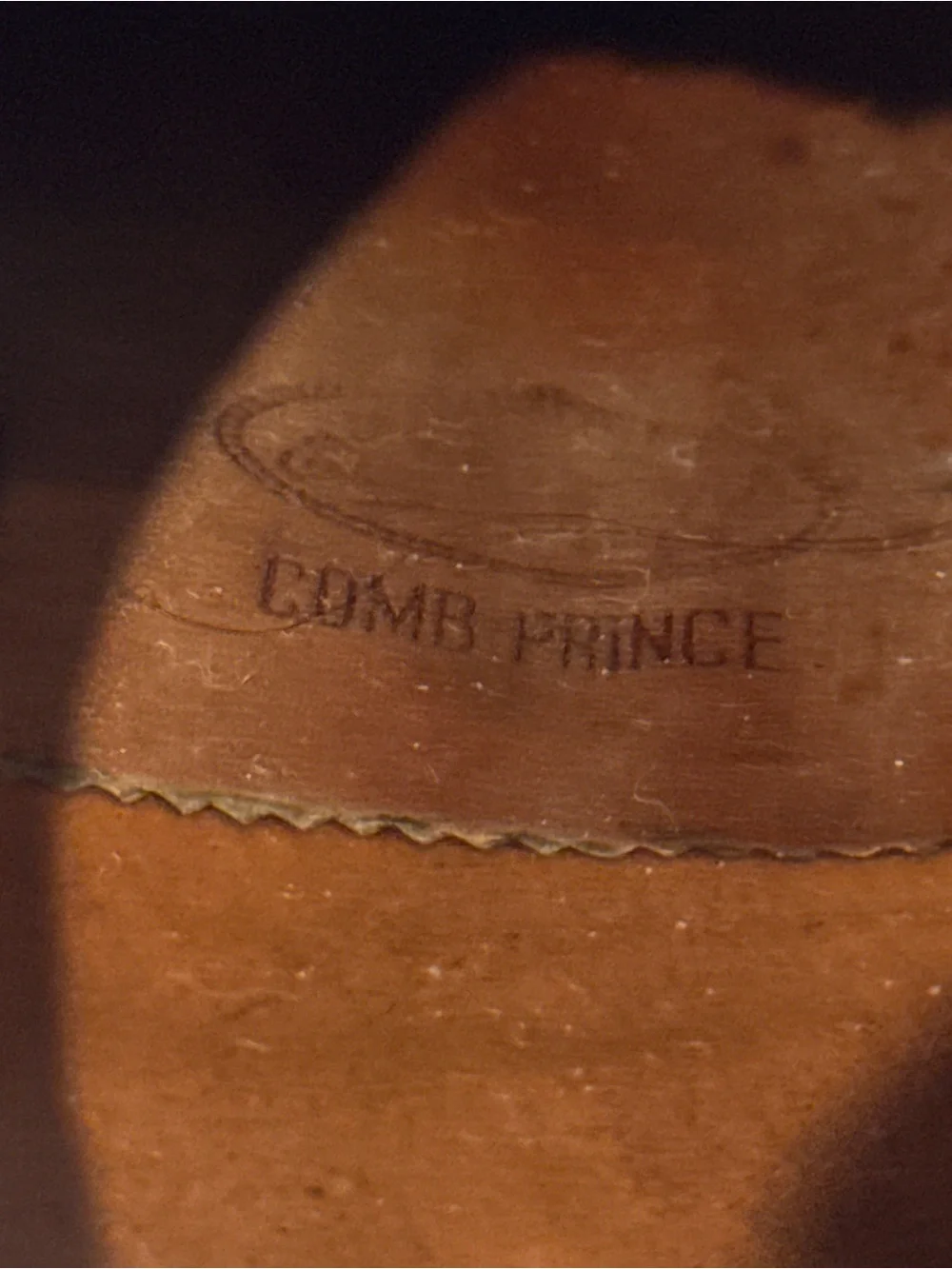 Vintage Edwin Clapp Cum Prince Black Leatger Cap Toe Oxford Dress Shoe Mend 11.5