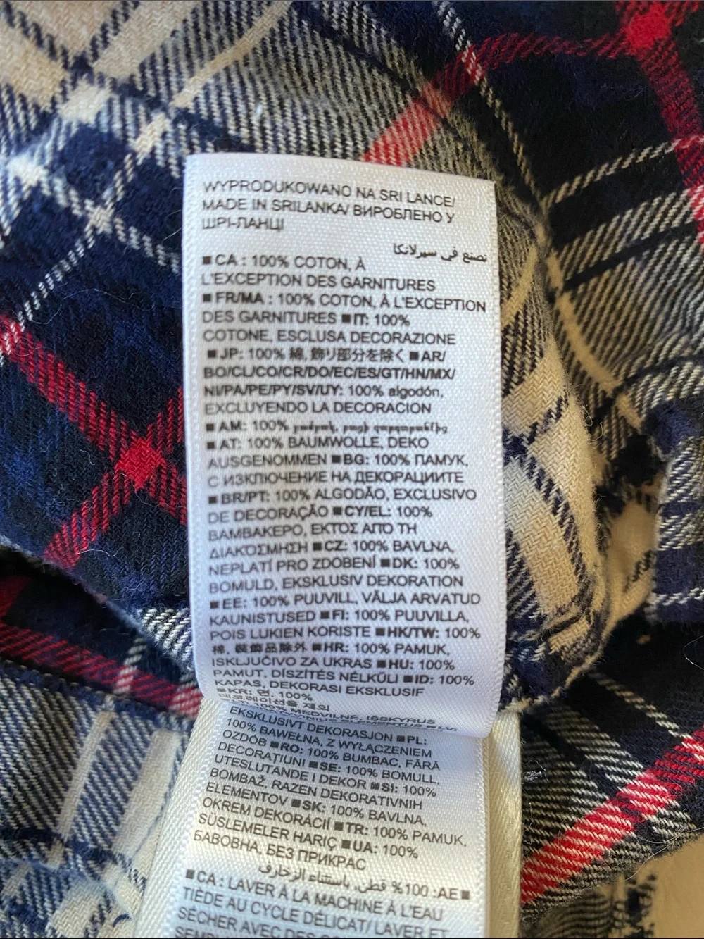 GAP soft plaid