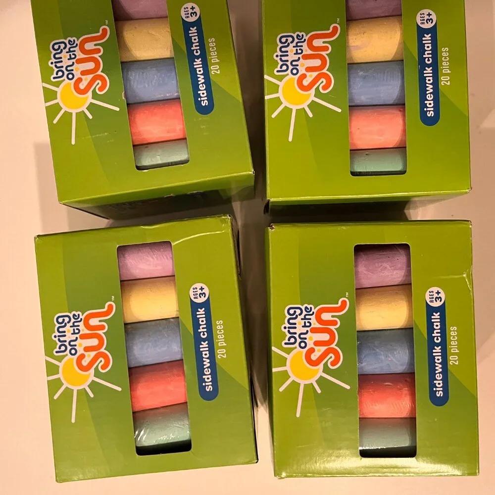 bring on the sun sidewalk chalk