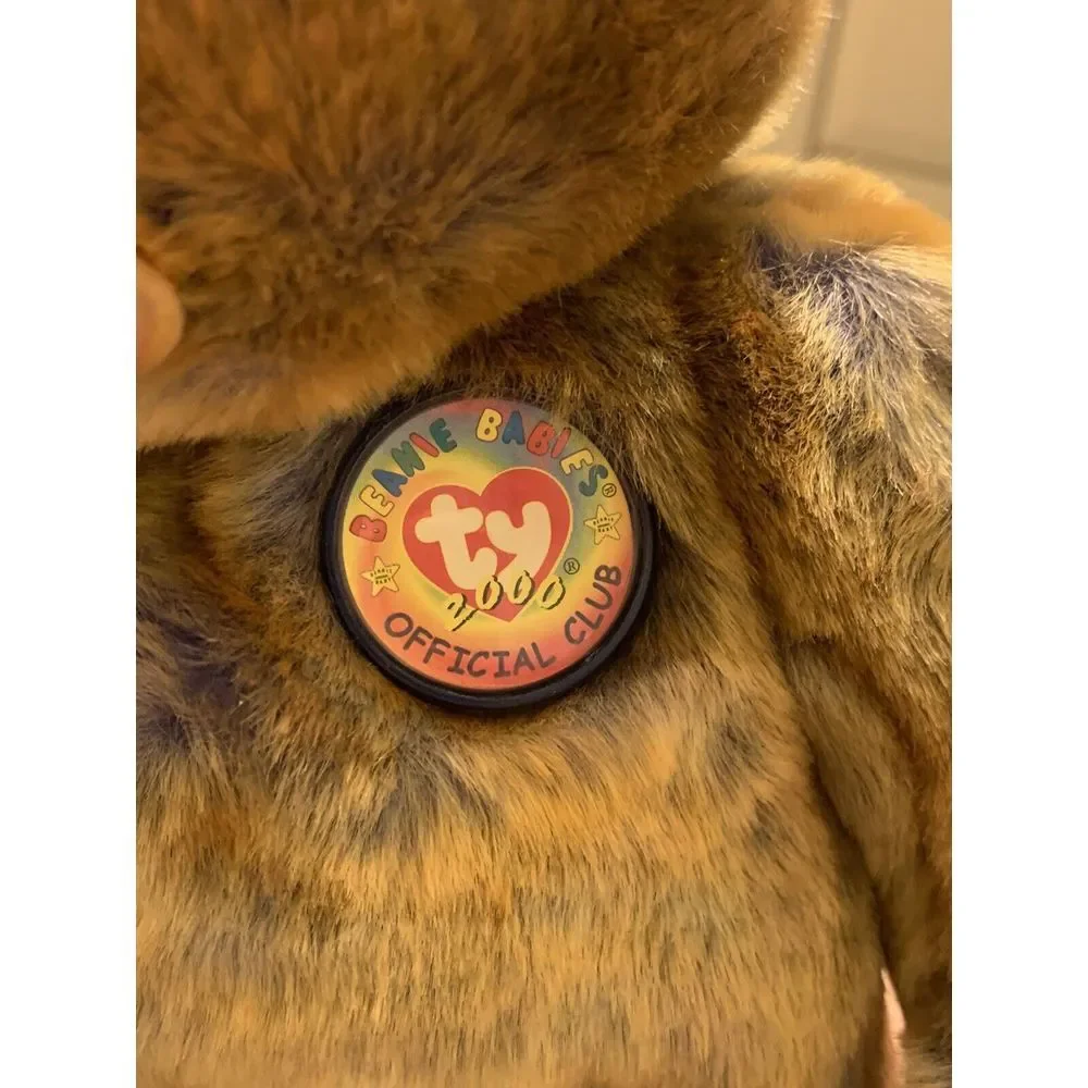 Ty 2000 Classic Beanie‎ Buddy Buddies Clubby III Bear Plush Official Club 12