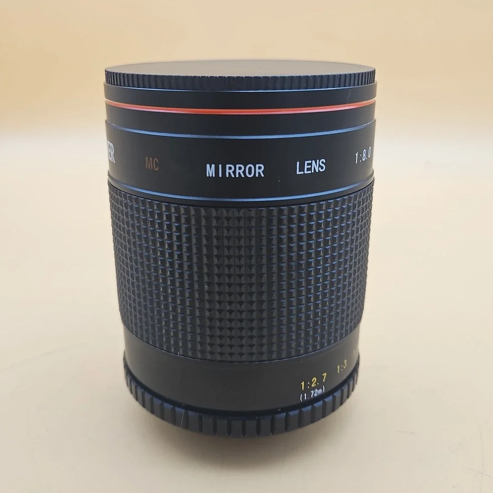 Bower Mirror Lens F=500mm MC 1:8.0 32475 W/ Lens Caps