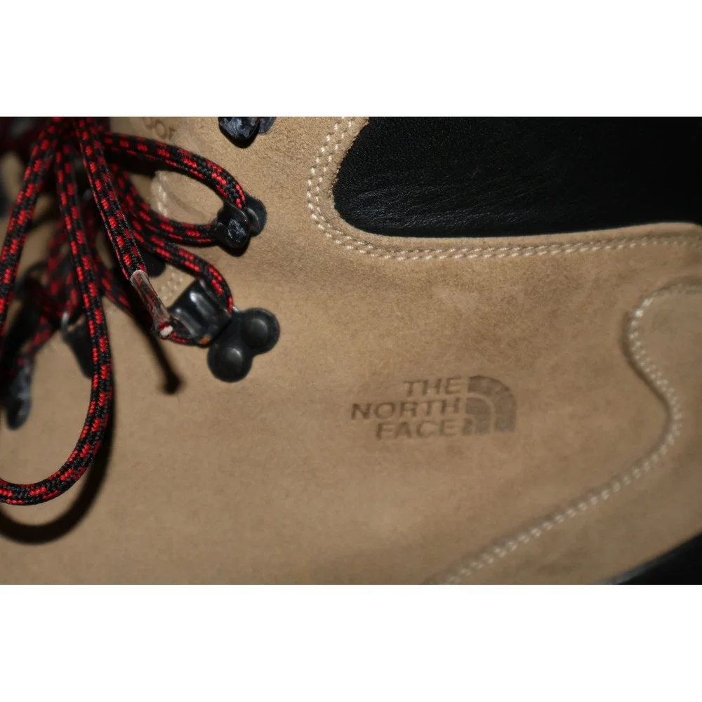 The North Face Hiking Boots Icepick Men 11.5 Tan Waterproof Suede Made In Italy