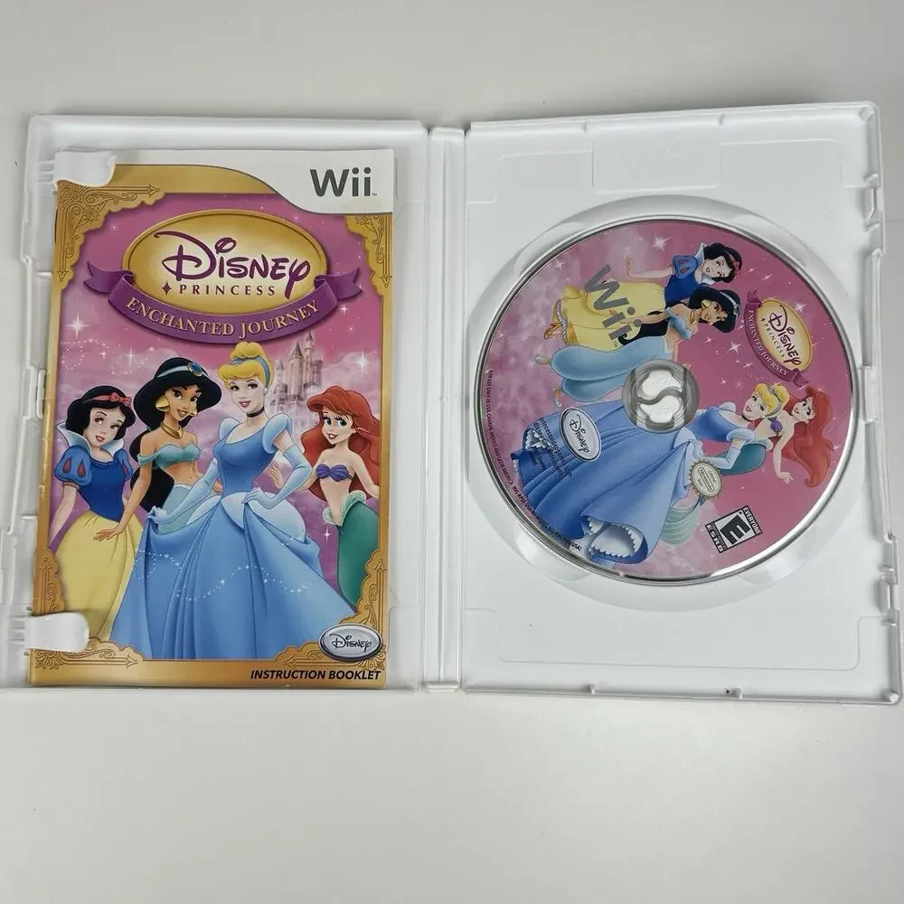 Disney Princess: Enchanted Journey Nintendo Wii Complete CIB Game Manual Tested