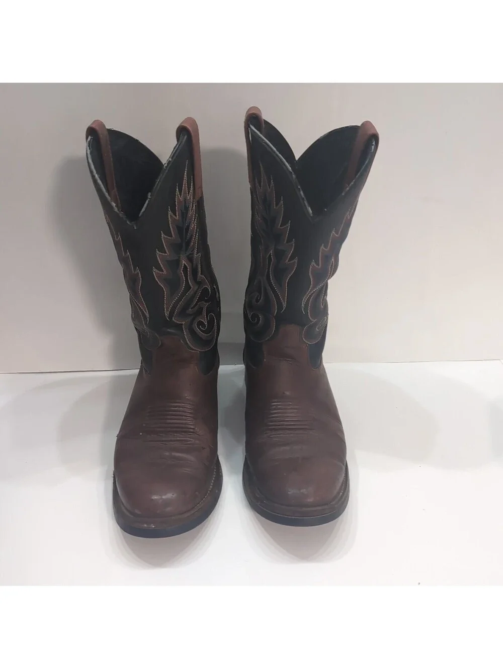 Double-H Boots red blue work