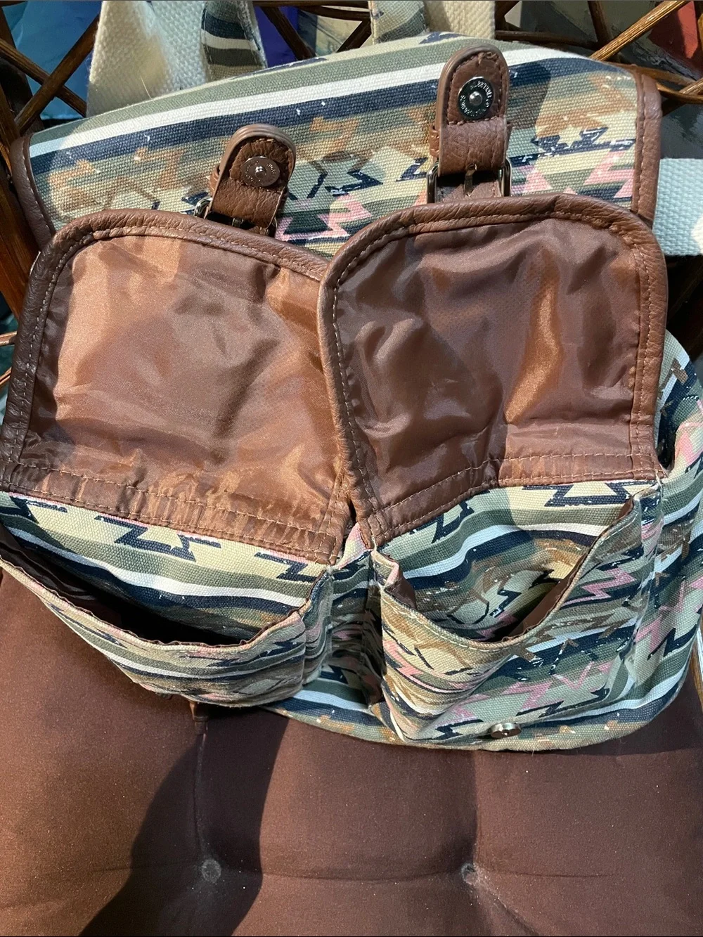 Steve Madden canvas backpack