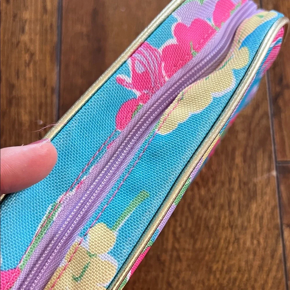Lilly Pulitzer Vibrant Floral Cosmetic Pouch