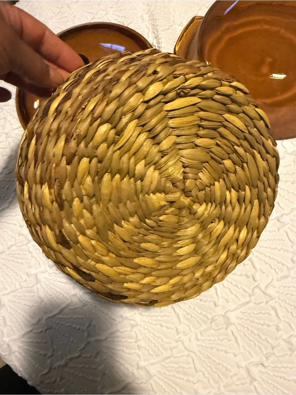 Anchor Hocking amber glass