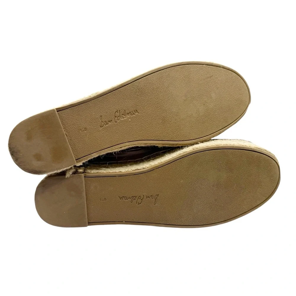 Sam Edelman Carrin‎ Suede Platform Espadrille Flats size 9