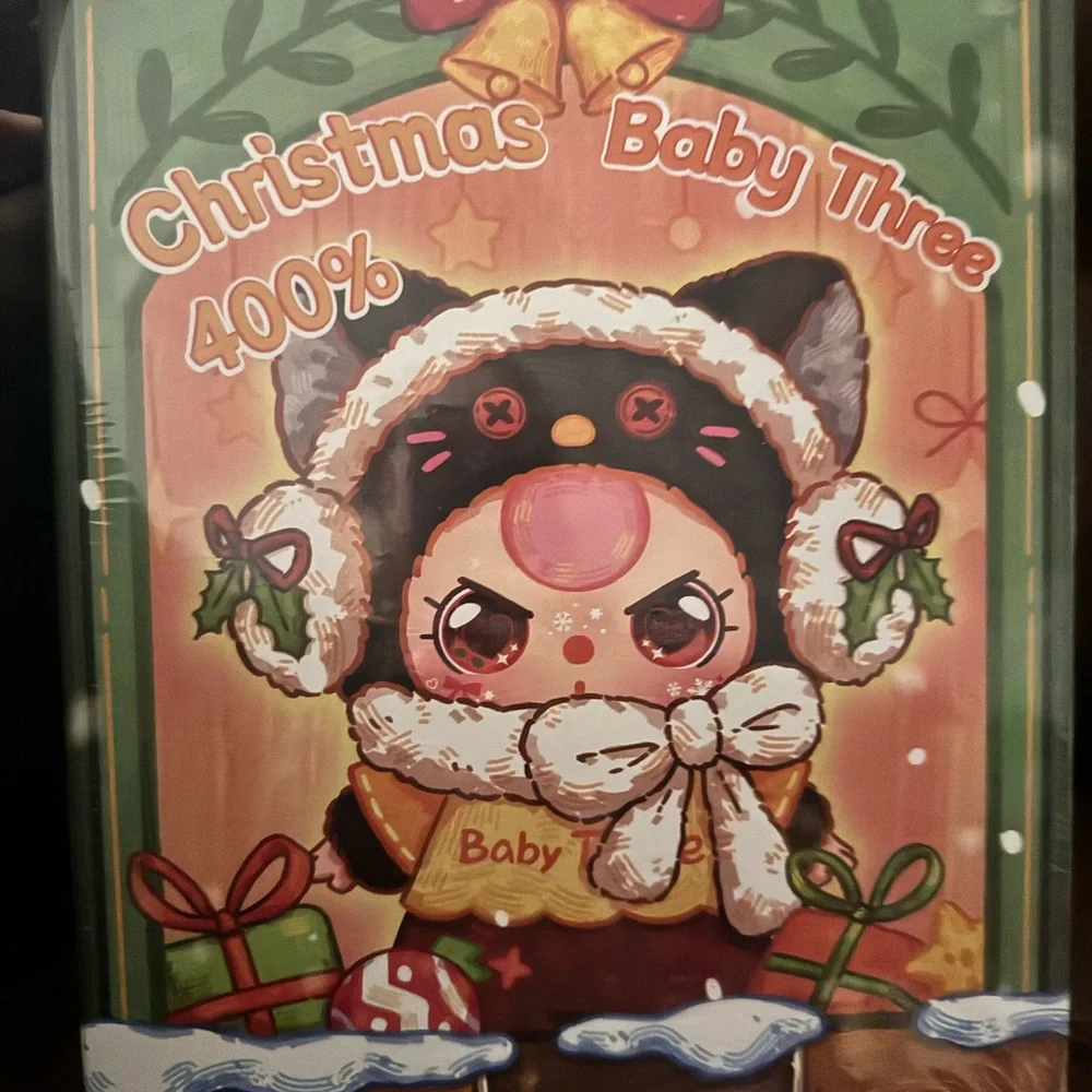 🎄 🆕Christmas Baby Three 400% limited edition blind box