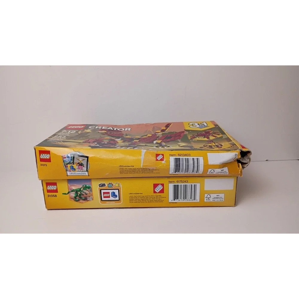LEGO CREATOR: Mythical Creatures 31073 & Mighty Dinosaurs 31058 New in Box