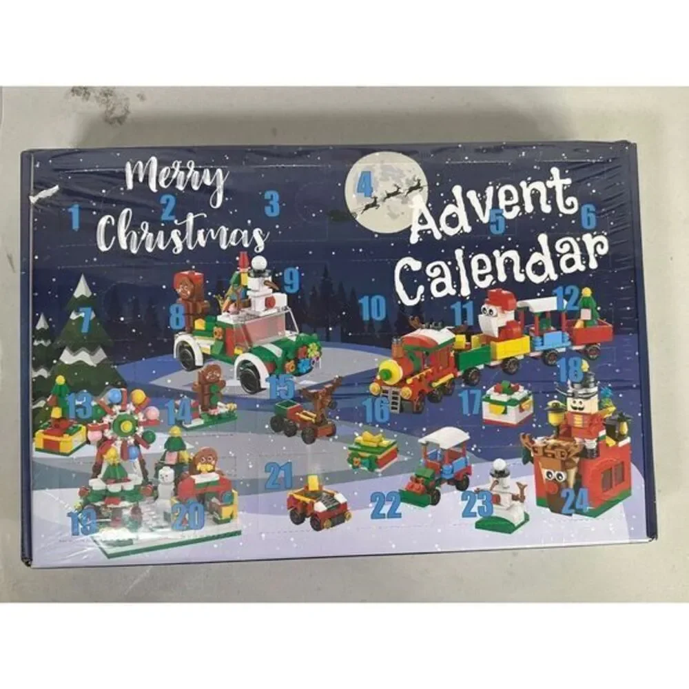 Advent‎ Calendar 2023 Kids 24 Days Building Blocks Toys Christmas Countdown New