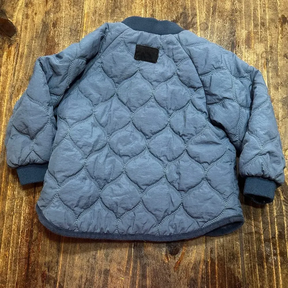 Zara Toddler Quilted Bomber Jacket sz 2T