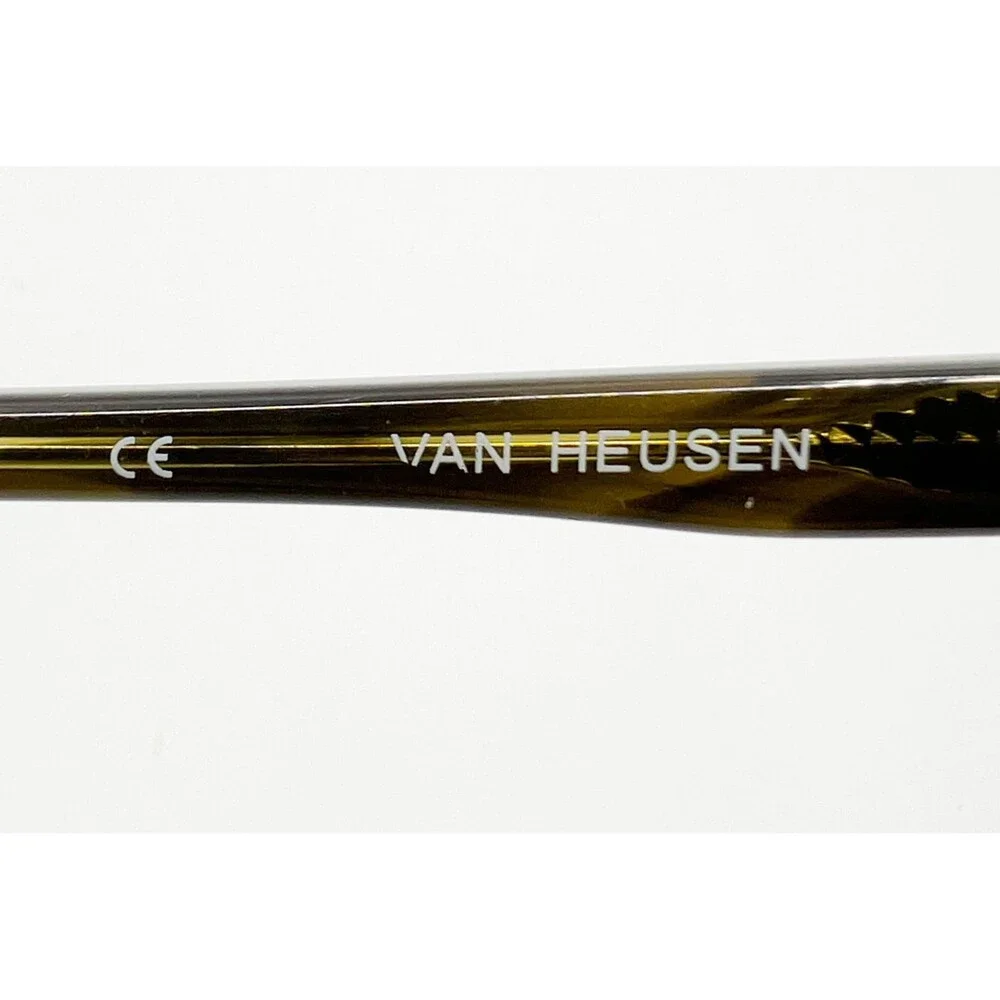 Van Heusen Eyeglasses Mens Black H188 BLK Rectangular Frame 57-17-150