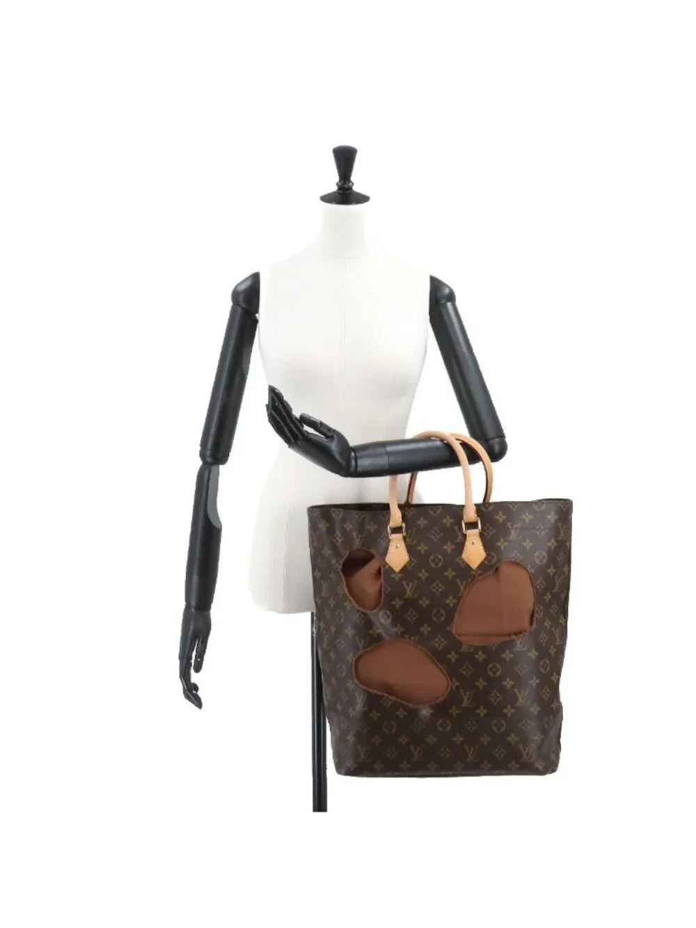 Louis Vuitton Monogram with Halls Tote Limited Comme Des Garcons Rei Kawakubo