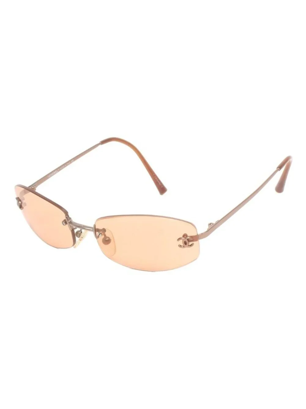 Chanel Sunglasses Eyewear Gold