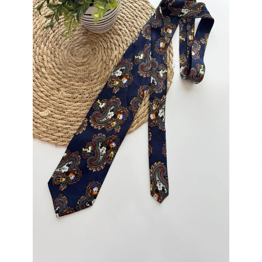 Disney Mickey Mouse & Friends Paisley‎ Tie Mickey Unlimited, Navy blue