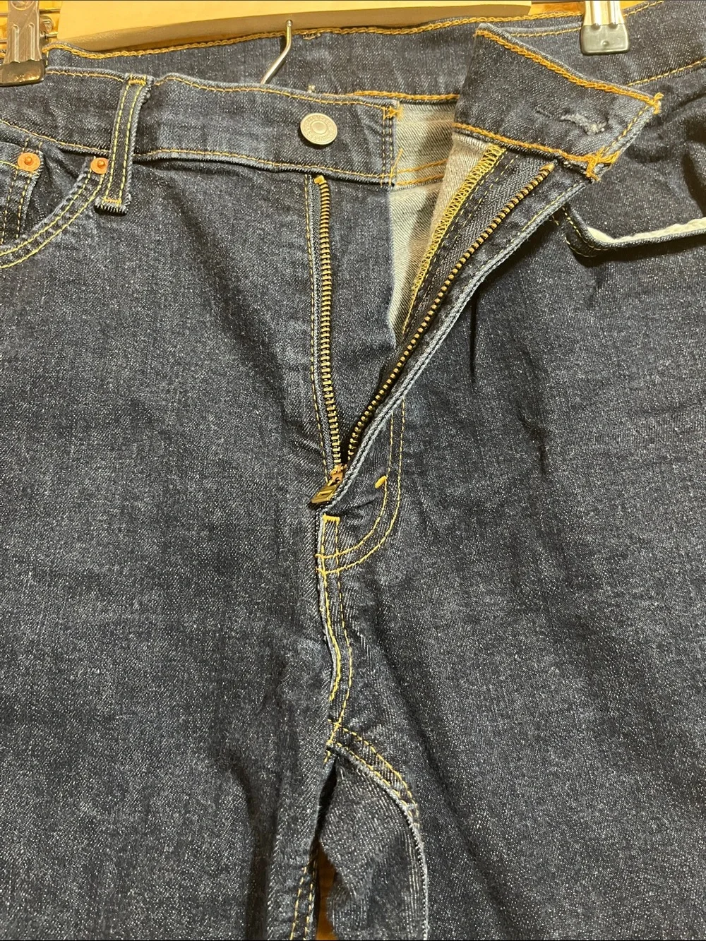 Levi's 541 36x30 Dark Indigo Men's Slim Straight Jeans