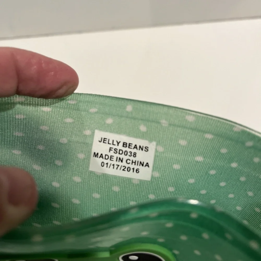 Kids Frog Plastic Rain Boots Size 2 NEW‎ By Jelly Beans