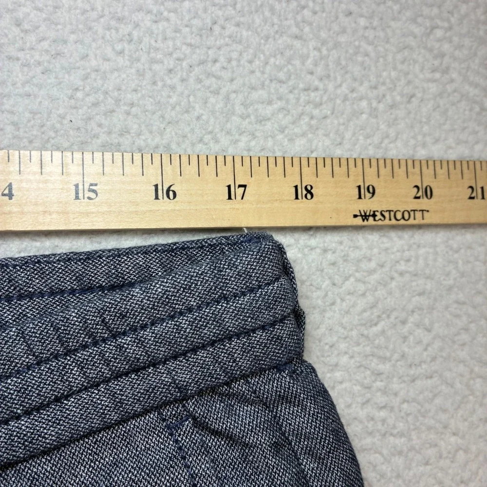 Banana Republic Linen Blend Pants Men 34x34 Blue Mason Athletic Taper Chino