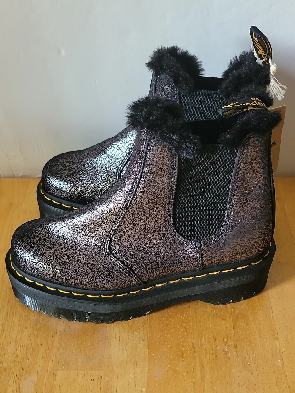 Dr. Martens 2976 Metallic Platform Boots