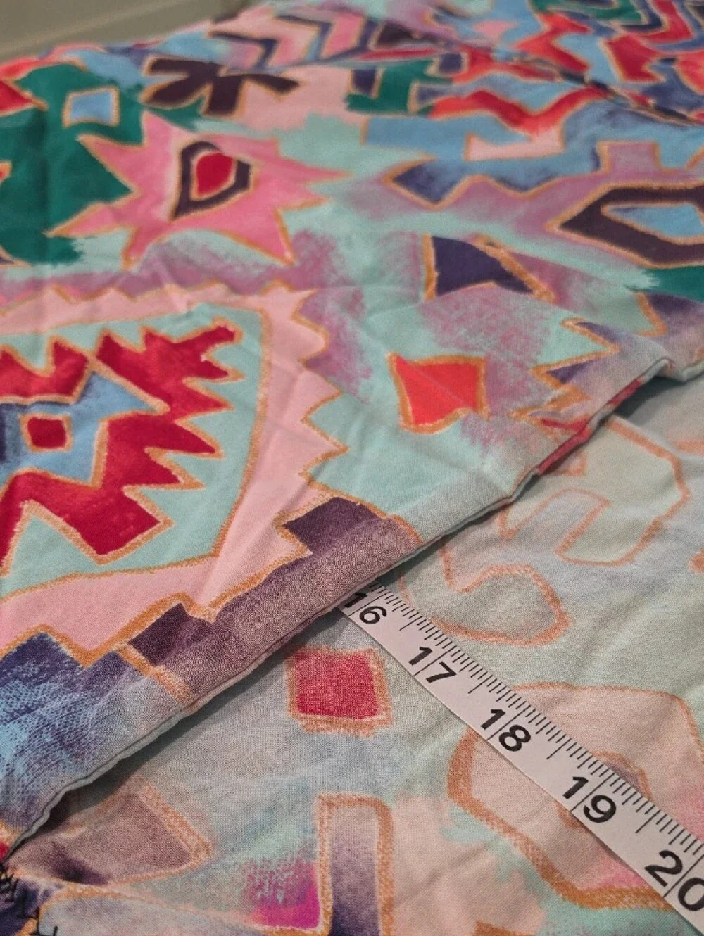Vintage 80s 90s Handmade Southwestern Slumber Bag Sleepover Mat W/ Pillow Pocket