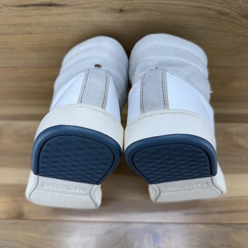 Ted Baker Mens 13 White Leather High Top Sneakers
