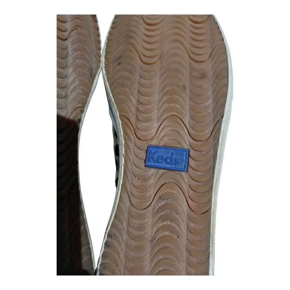 KEDS x‎ KATE SPADE Double Decker Leopard  Calf Hair Sneakers - Size 9 1/2
