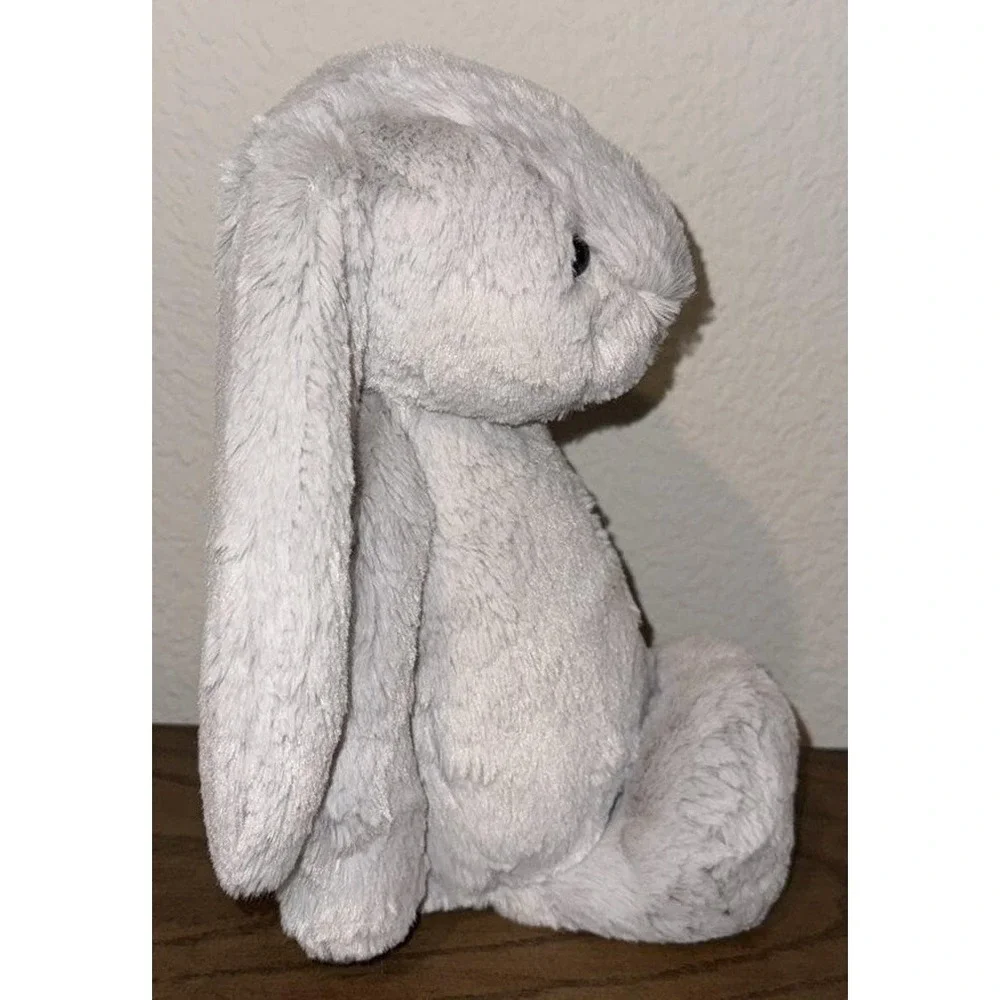 Jellycat Original Bashful Grey Bunny Easter Plush NWT AUTHENTIC 12.2