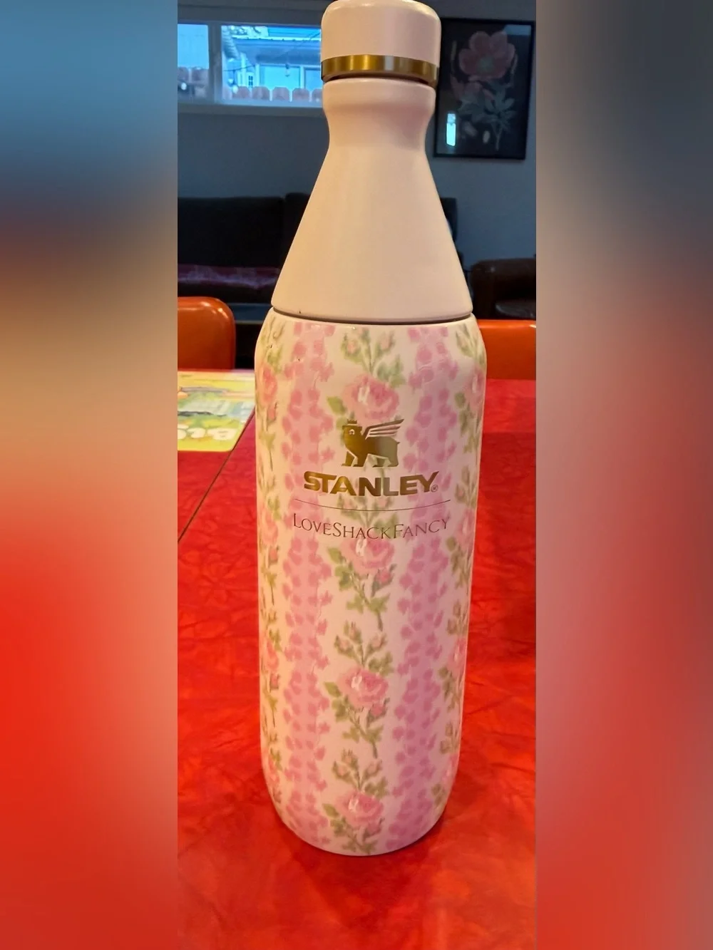 Stanley x LoveShackFancy 20oz All Day Slim Bottle Blooming Heirloom + Cozy