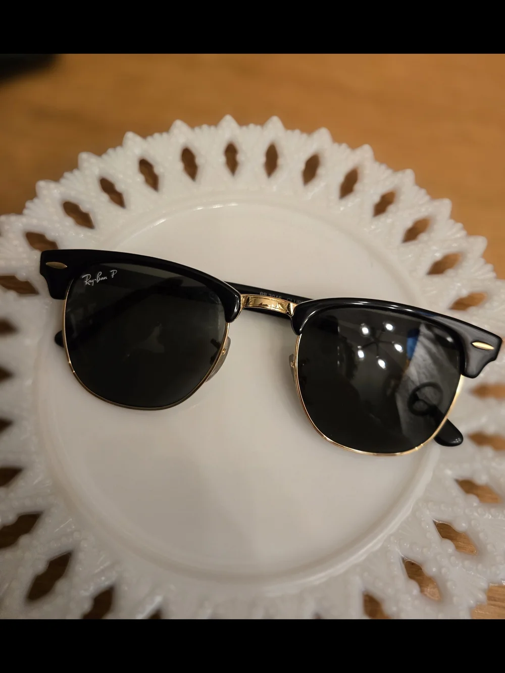 Ray-Ban Clubmaster Men's Black/Gold Sunglasses