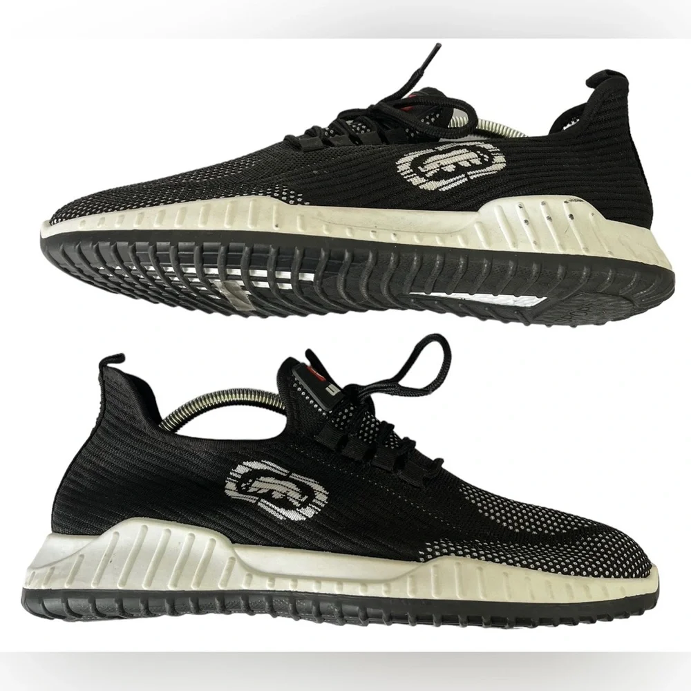 Ecko Unlimited Unltd Elliot Fashion Sneakers Mens Size 12 Black & White Colorway