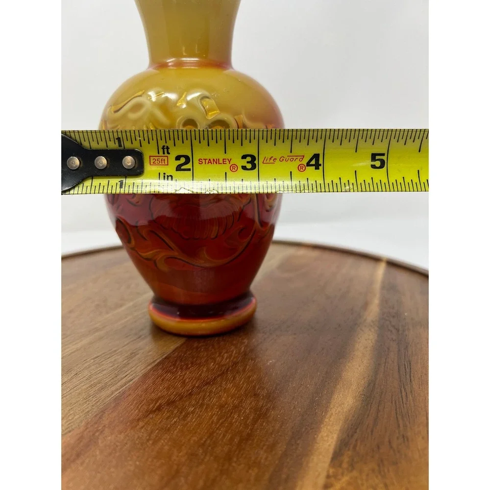 Avon Spring Bouquet Fragranced Vase‎ Oriental Red Ceramic Collectible