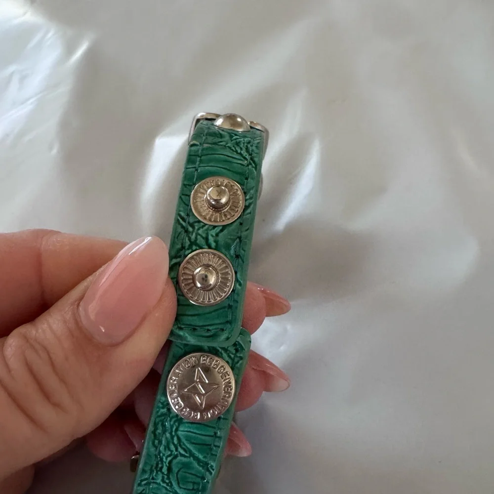BCBGENERATION Fearless Silver and Teal Bracelet