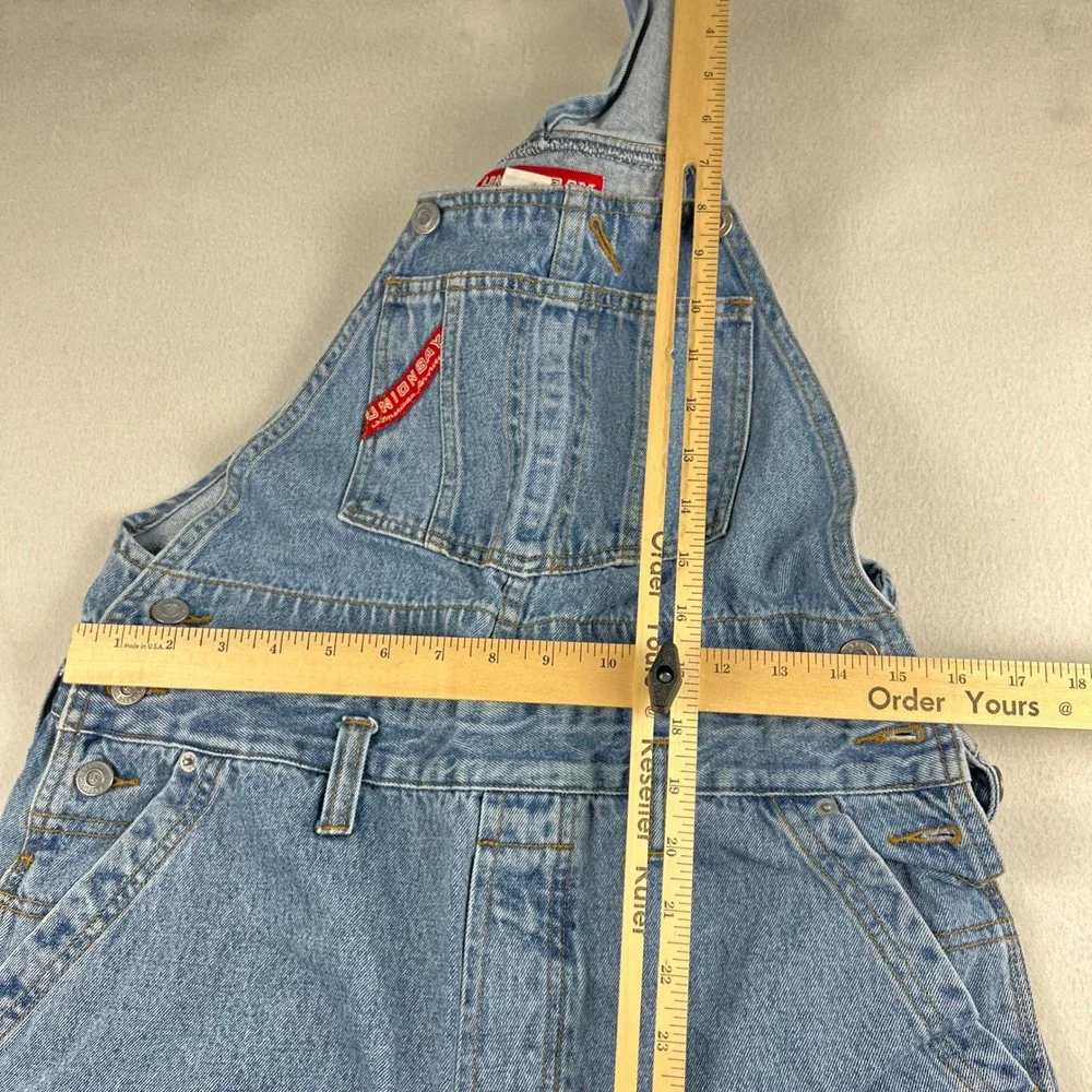 Vintage Unionbay Denim Overalls Mens Small Light Wash 90s Bib‎ Workwear