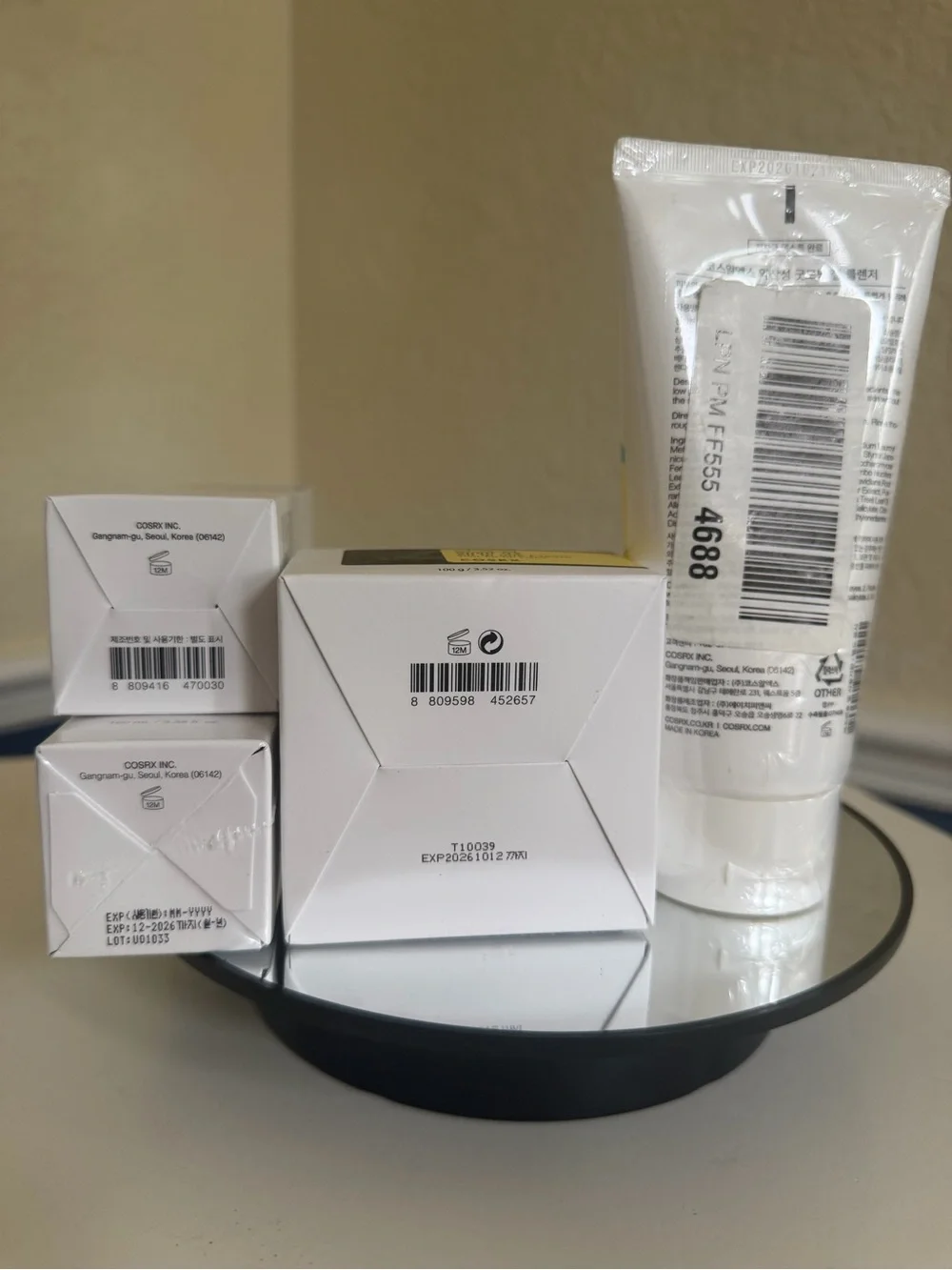 4 Piece CORSX Korean Skincare Bundle Full Size $89 Value NWT