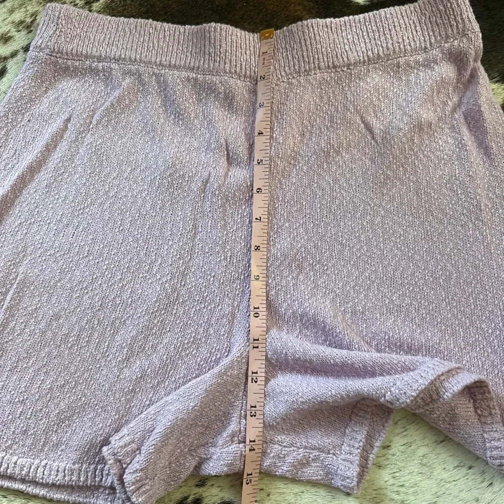 FREE PEOPLE BEACH Phia sweater set Blush Lilac Matching‎ Open Back Halter Size L