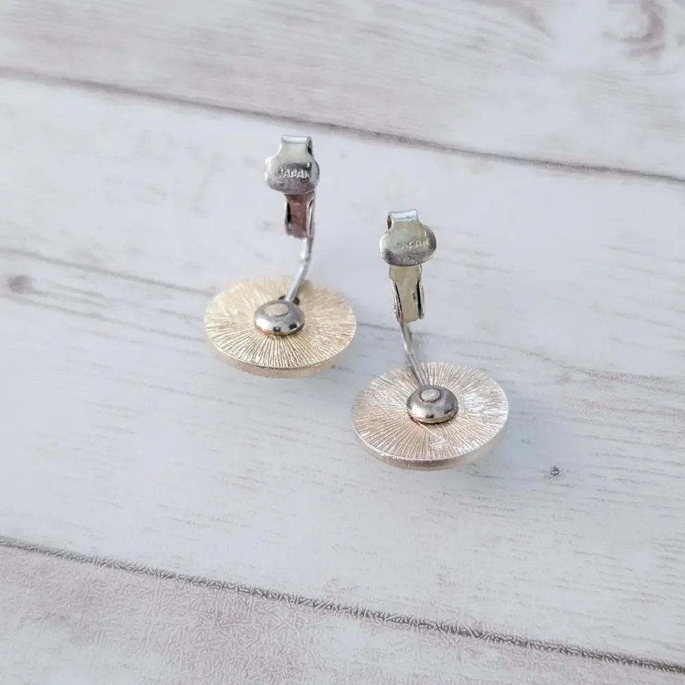 Vintage clip earrings