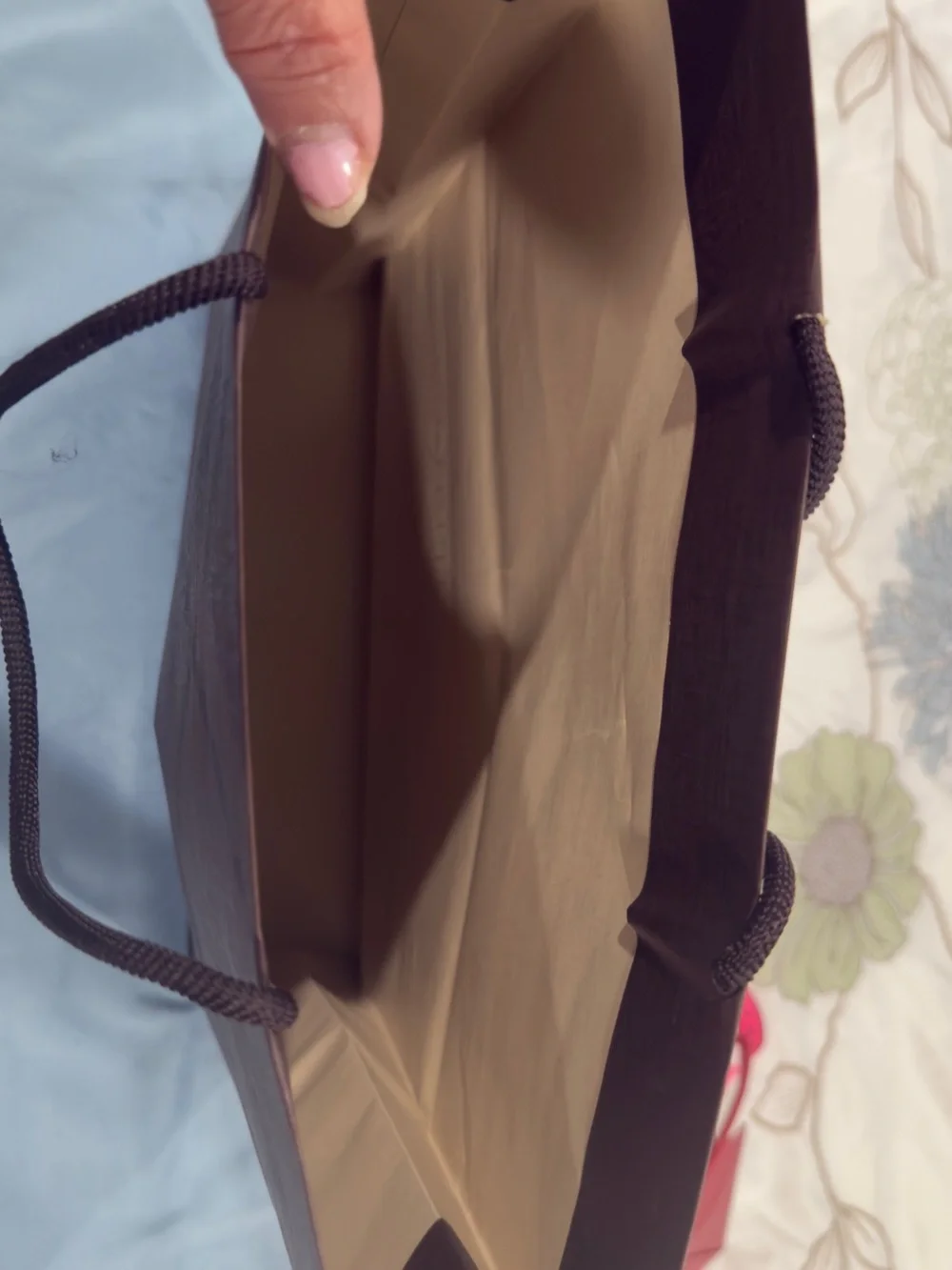 Louis Vuitton Dark Brown Logo Shopping Bag