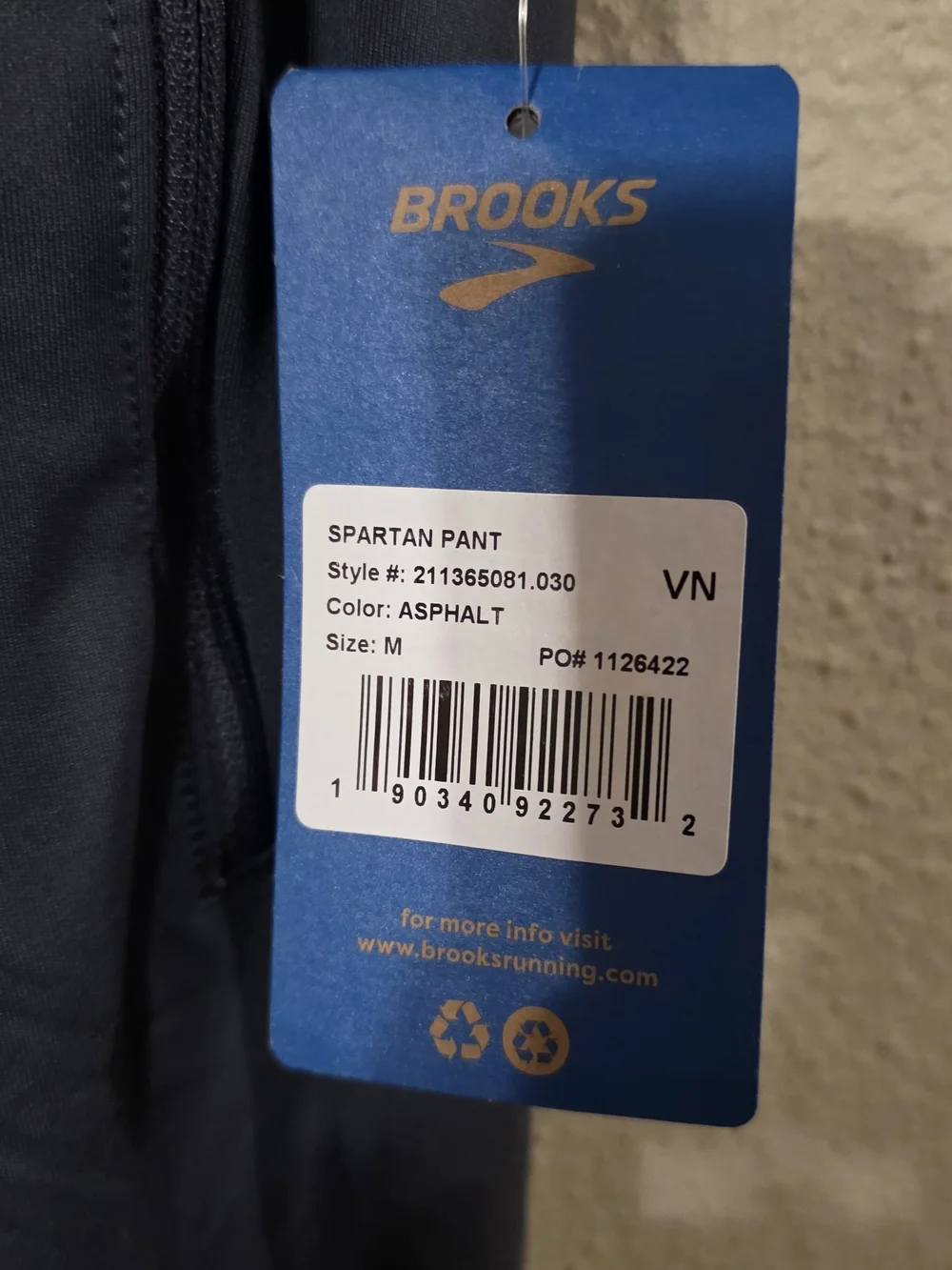 Brooks new tags