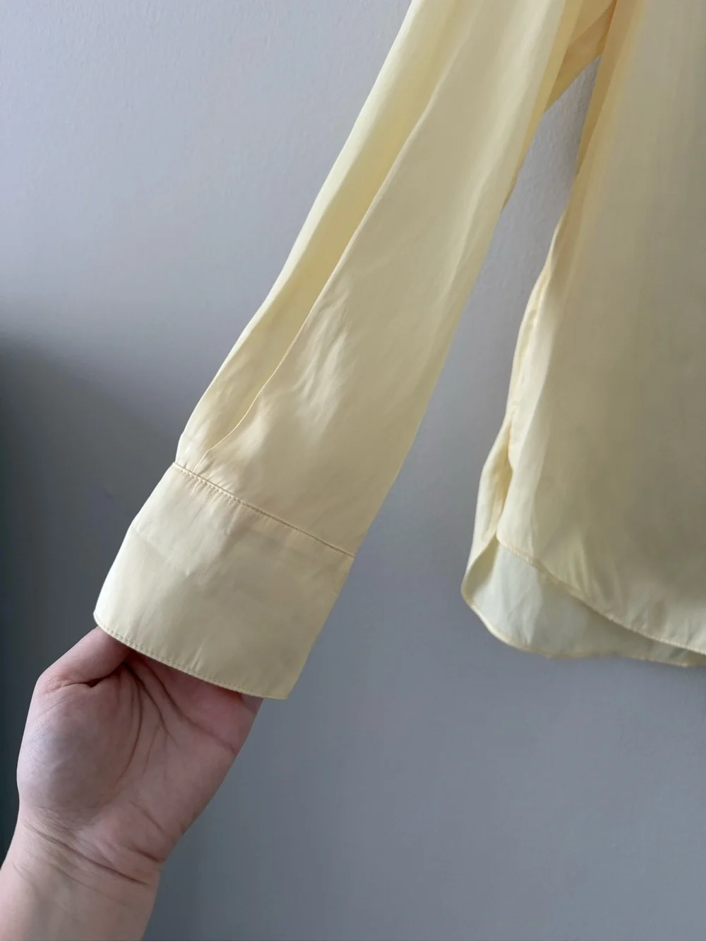 Zadig & Voltaire - Tink Satin Shirt - Butter Yellow