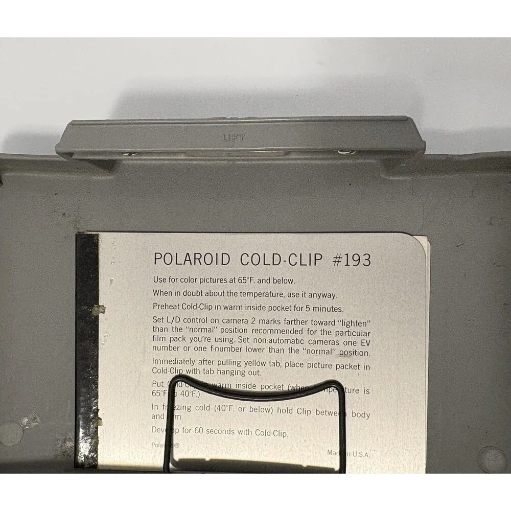 Polaroid Automatic 230 Gray Land Camera (UNTESTED) Complete