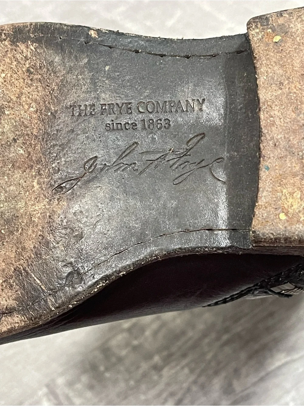 Frye sleek black