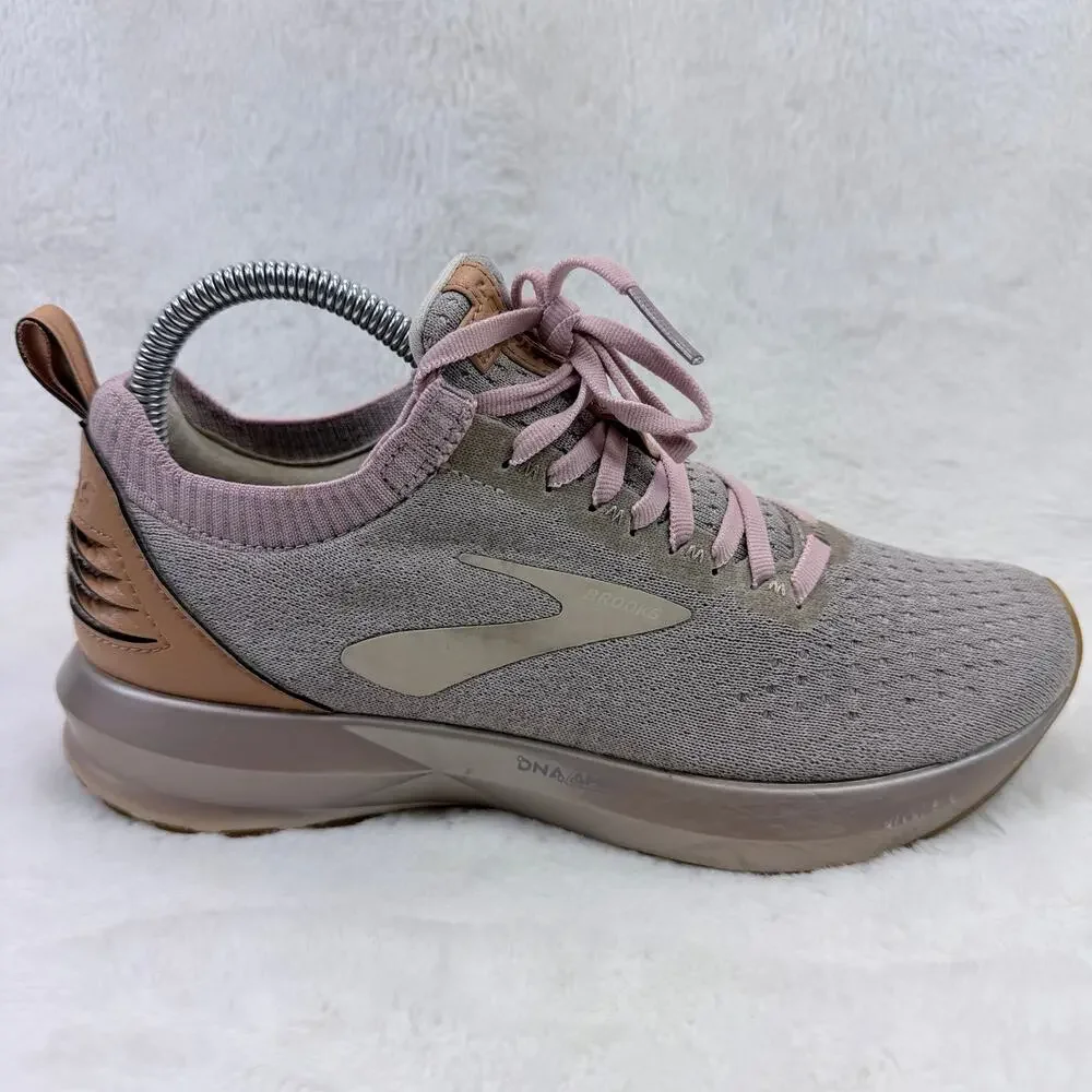 Brooks Levitate 2 Womens Running Shoes Gray Pink Size 7.5 Medium 1202911B252
