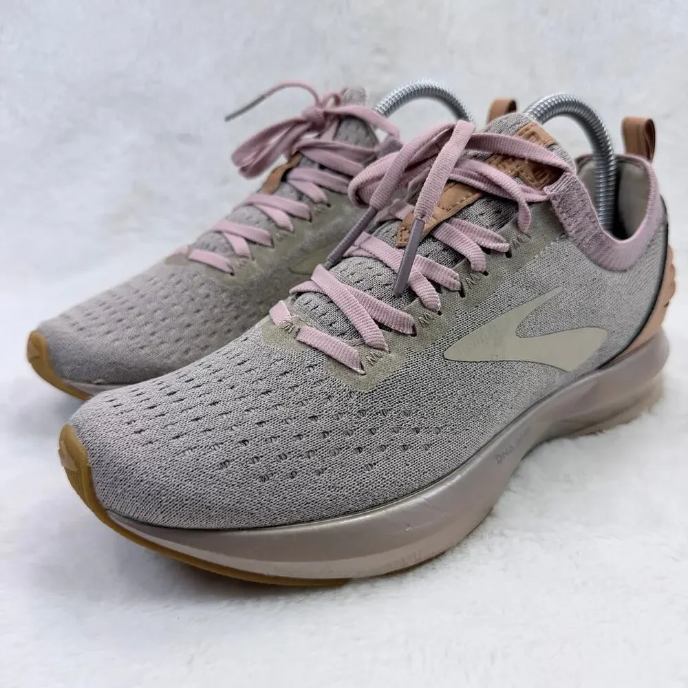 Brooks Levitate 2 Womens Running Shoes Gray Pink Size 7.5 Medium 1202911B252