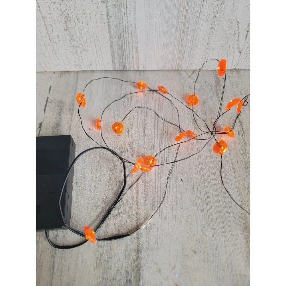 Pumpkin string light up Village‎ accessory Halloween