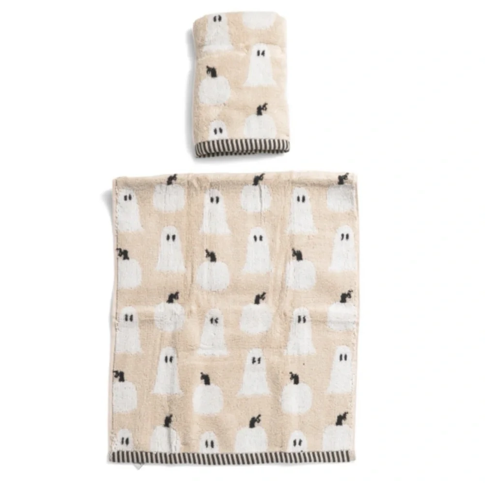 Spooky Pumpkins Hand Towels 2 Pack