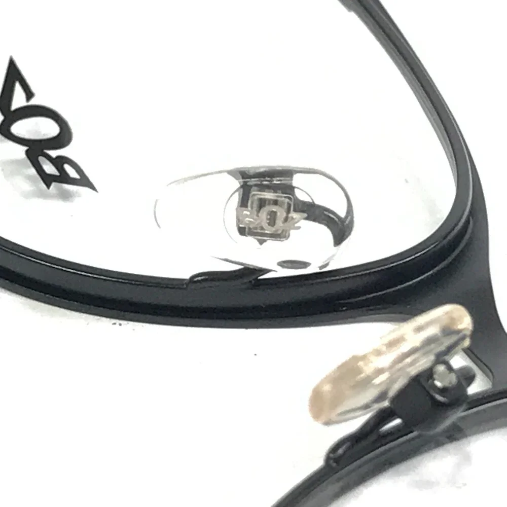 BOZ Eyeglasses Frames ZEBRA 0040 Black Green Panther Half Rim 54-16-135